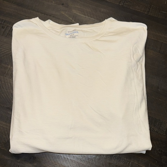 Men’s Stafford White Short Sleeve Tees DRY + COOL 4XL TALL 3 Pack Bundle T-shirt - Picture 4 of 4